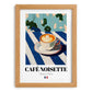 Café Noisette – French Coffee, Book Café Art, set in oak frame