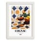 Cognac – French Spirit Drink, Hotel Lobby Art, placed in minimal white frame