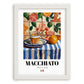 Macchiato – Italian Coffee, Café Print, placed in minimal white frame