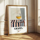 Grappa – Italian Spirit Drink, Rooftop Terrace Illustration