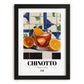 Chinotto – Italian Beverage Drink, Sky Bar Poster, in sleek black frame