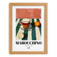 Marocchino – Italian Coffee, Book Café Art, set in oak frame