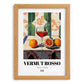 Vermut Rosso – Italian Coffee, Café Print, set in oak frame