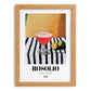 Rosolio – Italian Liqueur Drink, Sky Bar Poster, set in oak frame