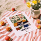Nocino – Italian Liqueur Drink, Rooftop Terrace Print, unframed on coastal sand
