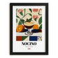 Nocino – Italian Liqueur Drink, Rooftop Terrace Print, in sleek black frame