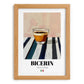 Bicerin – Italian Coffee, Book Café Poster, set in oak frame