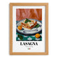 Lasagna – Italian Pasta, Trattoria Still Life, set in oak frame