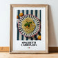Spaghetti Carbonara – Italian Pasta, Trattoria Wall Decor, in wooden frame leaning on the floor