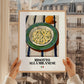 Risotto alla Milanese – Italian Rice Dish, Café Wall Art, styled in a charming Paris street view