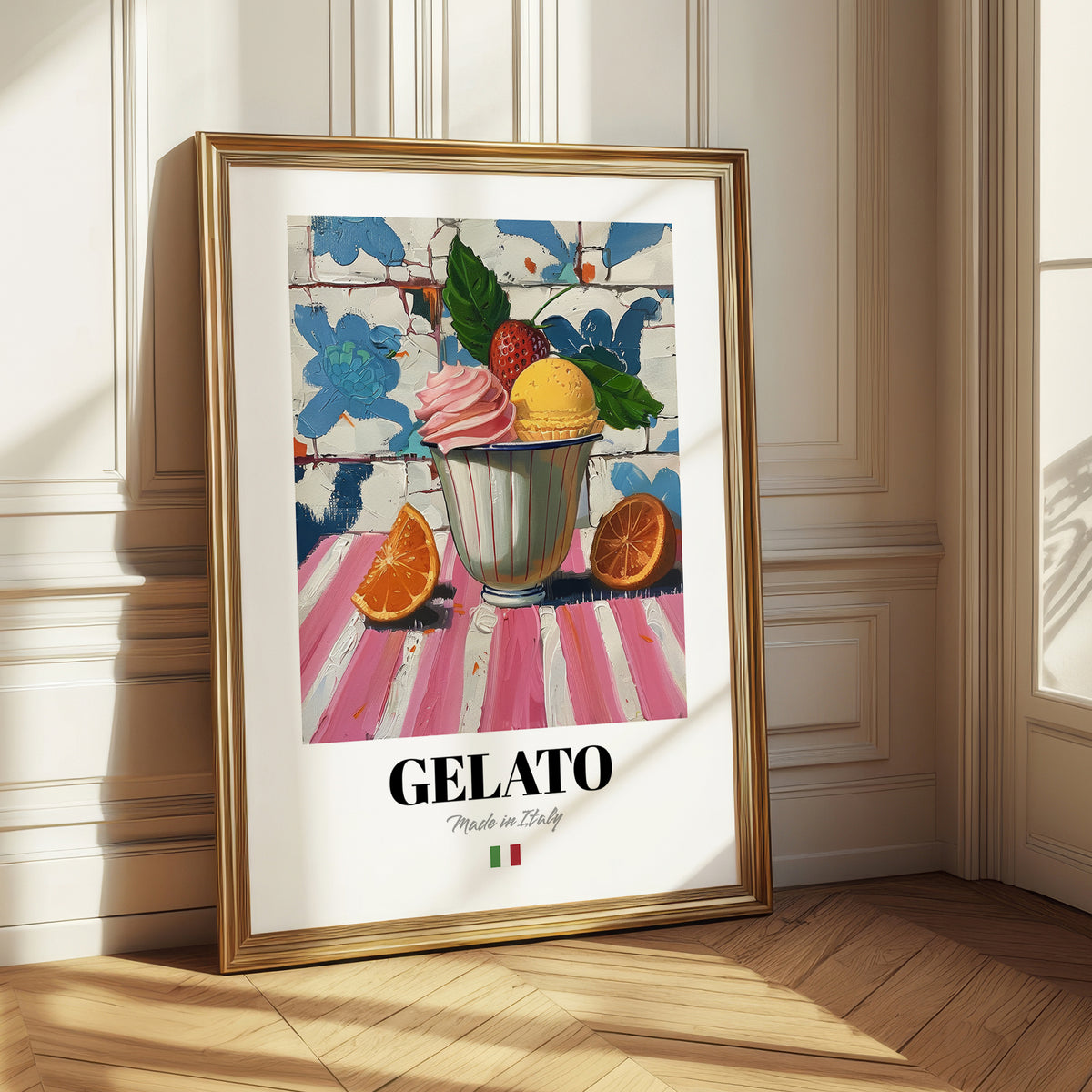 Gelato – Italian Ice Cream Gelato, Gelateria Still Life