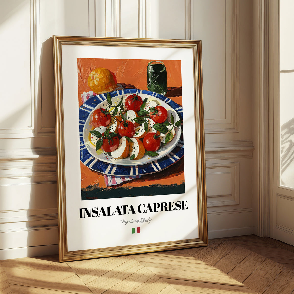 Insalata Caprese – Italian Salad Dish, Café Poster
