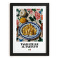 Tagliatelle al Tartufo – Italian Pasta, Ristorante Painting, in sleek black frame