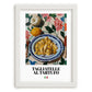 Tagliatelle al Tartufo – Italian Pasta, Ristorante Painting, placed in minimal white frame