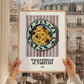 Tagliatelle al Tartufo – Italian Pasta, Osteria Poster, styled in a charming Paris street view