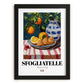 Sfogliatelle – Italian Pastry Dish, Café Poster, in sleek black frame