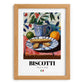 Biscotti – Italian Biscuits Dish, Fine Dining Restaurant Poster, set in oak frame