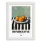 Bombolone – Italian Pastry Dish, Tavern Poster, placed in minimal white frame