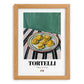 Tortelli – Italian Pasta, Trattoria Art, set in oak frame