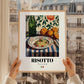 Risotto – Italian Stew Dish, Bistro Wall Art, styled in a charming Paris street view