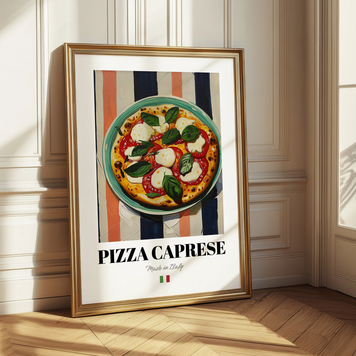 Pizza Caprese – Italian Pizza, Pizzeria Poster
