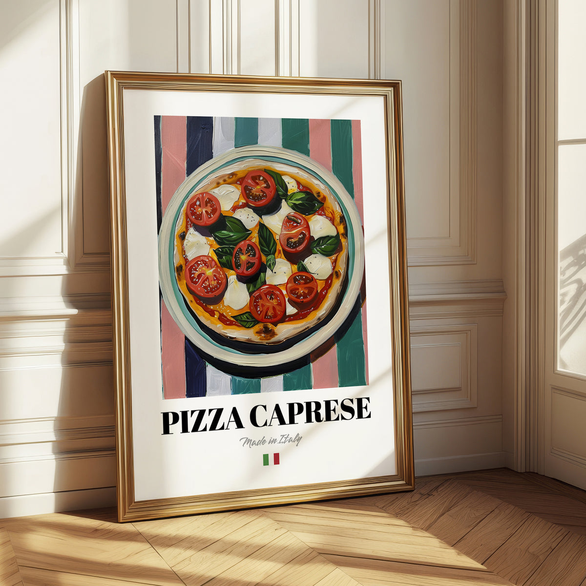 Pizza Caprese – Italian Pizza, Pizzeria Wall Art