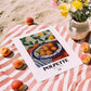 Polpette – Italian Snack Dish, Café Print, unframed on coastal sand