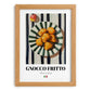 Gnocco fritto – Italian Snack Dish, Tavern Illustration, set in oak frame