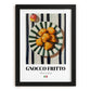 Gnocco fritto – Italian Snack Dish, Tavern Illustration, in sleek black frame