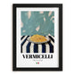 Vermicelli – Italian Pasta, Osteria Still Life, in sleek black frame