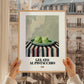 Gelato al pistacchio – Italian Gelato, Artisan Ice Cream Shop Poster, styled in a charming Paris street view