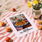 Penne all'arrabbiata – Italian Pasta, Trattoria Art, unframed on coastal sand