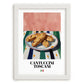 Cantuccini Toscani – Italian Biscuits Dish, Brasserie Poster, placed in minimal white frame