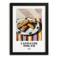 Cantuccini Toscani – Italian Biscuits Dish, Restaurant Art, in sleek black frame