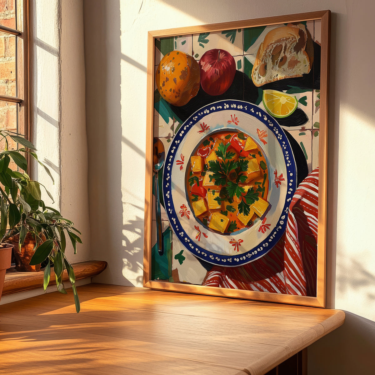 Ribollita – Italian Soup Dish, Tavern Wall Art, clean layout with no caption