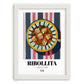 Ribollita – Italian Soup Dish, Café Wall Decor, placed in minimal white frame