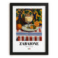 Zabaione – Italian Dessert Dish, Tavern Painting, in sleek black frame