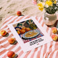 Spaghetti aglio e olio – Italian Pasta, Osteria Wall Art, unframed on coastal sand