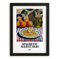 Spaghetti aglio e olio – Italian Pasta, Osteria Wall Art, in sleek black frame
