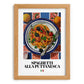 Spaghetti alla Puttanesca – Italian Pasta, Osteria Print, set in oak frame