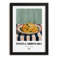 Pasta Carbonara – Italian Pasta, Ristorante Poster, in sleek black frame