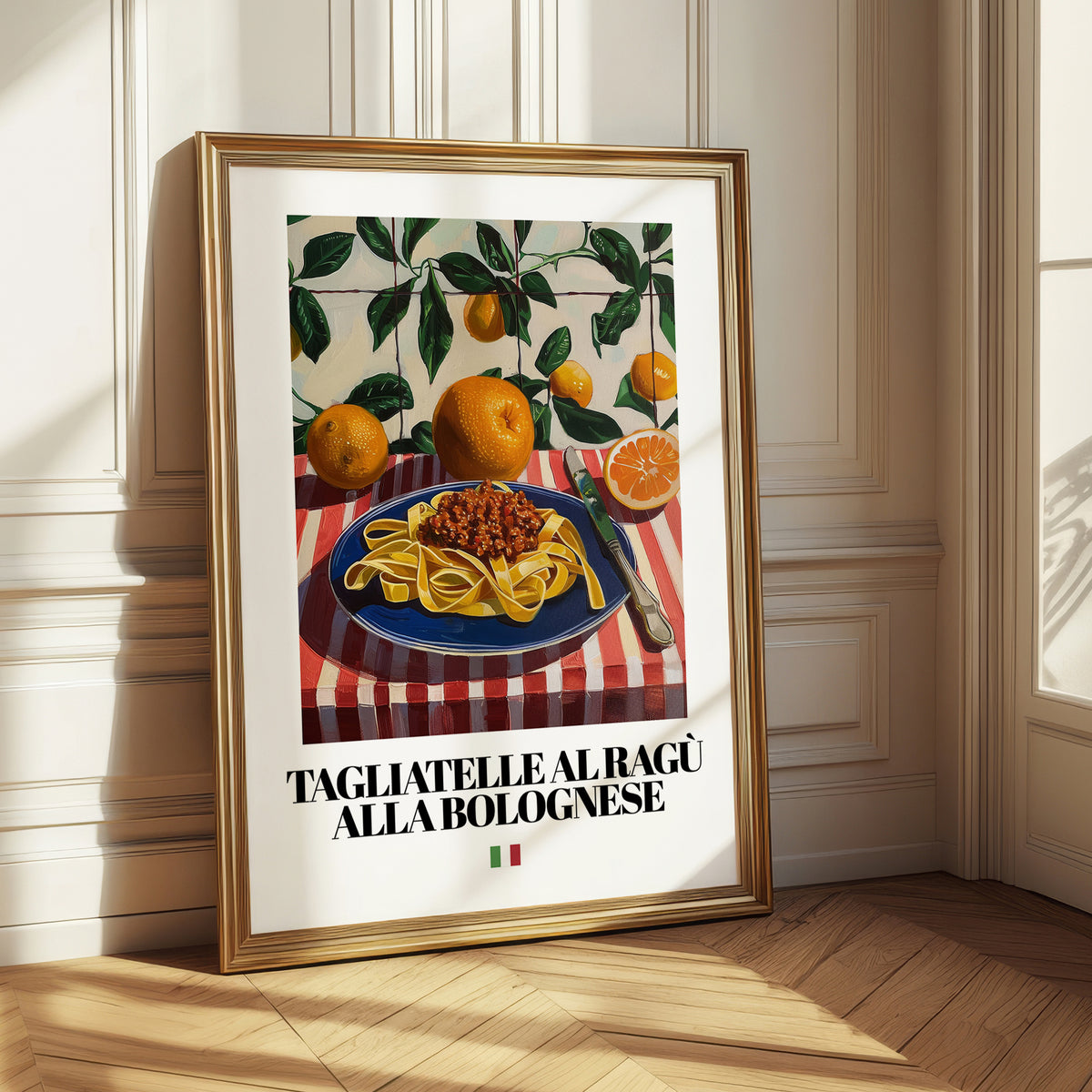 Tagliatelle al ragù alla Bolognese – Italian Pasta, Trattoria Poster