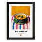Salmorejo – Art, Spanish Food Illustration, in sleek black frame