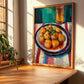 Patatas Bravas – Colorful Oil Painting, Spanish Food Print, clean layout with no caption