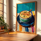 Arroz con Leche – Art, Spanish Dessert Painting, clean layout with no caption