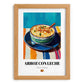 Arroz con Leche – Art, Spanish Dessert Painting, set in oak frame