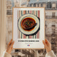 Entrecôte Bordelaise – on Striped Tablecloth, French Food Illustration, styled in a charming Paris street view