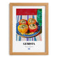 Gemista – Oil Painting, Greek Food Wall Art, set in oak frame