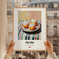 Pączki – Art, Polish Pastry Painting, styled in a charming Paris street view