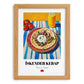 İskender Kebap – Oil Painting, Turkish Food Illustration, set in oak frame